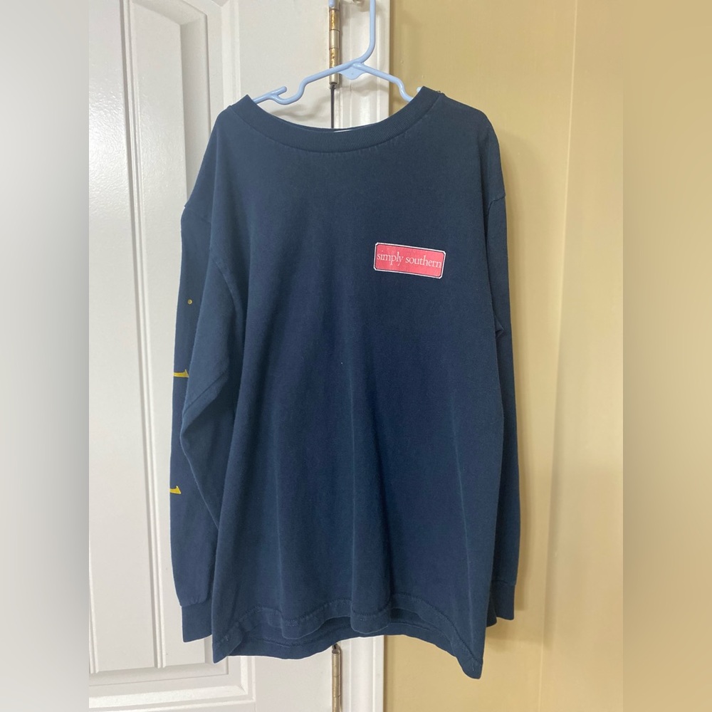 Girls Long Sleeve Simply Southern Shirt